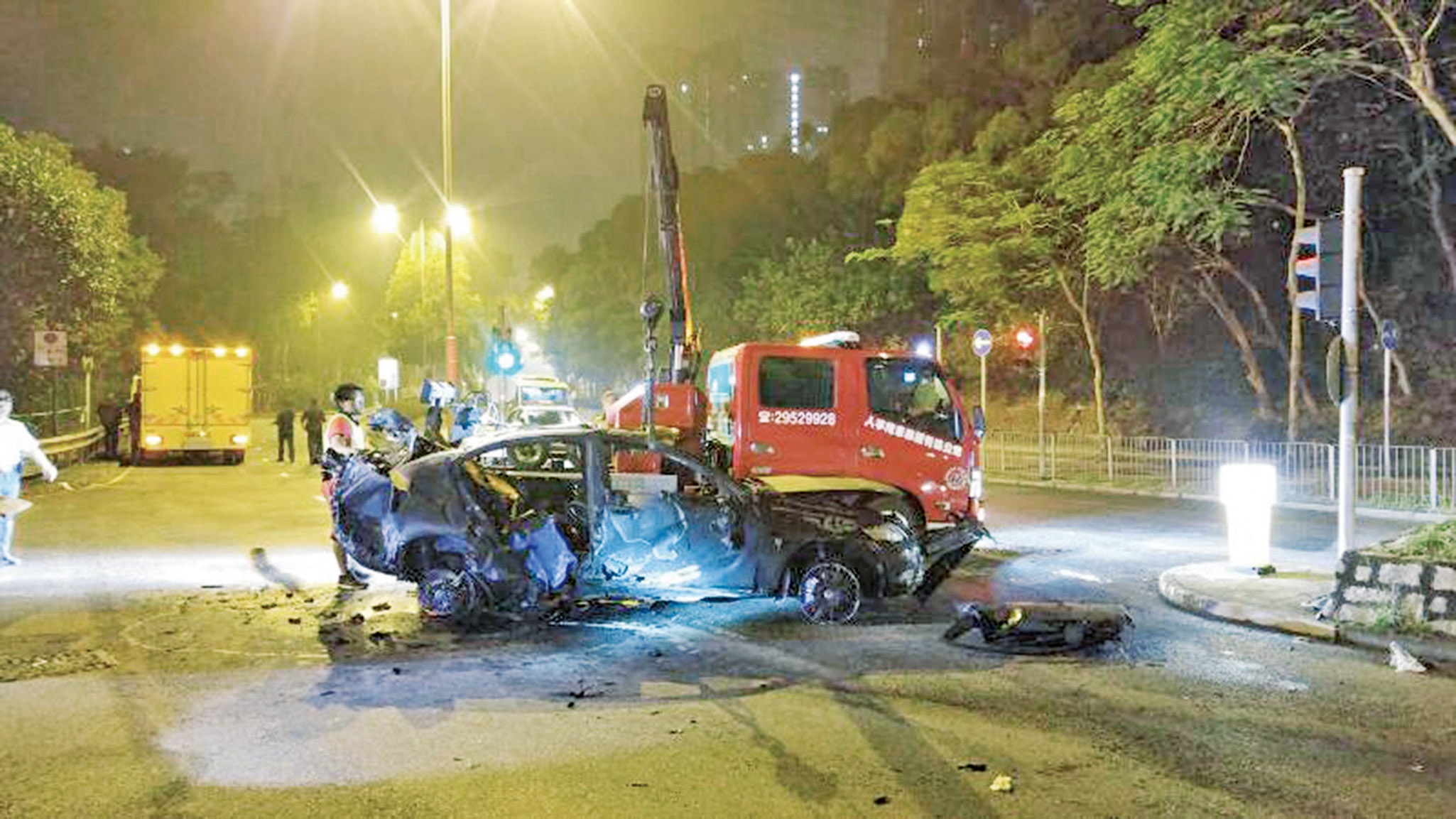 粉嶺車禍釀兩死一傷