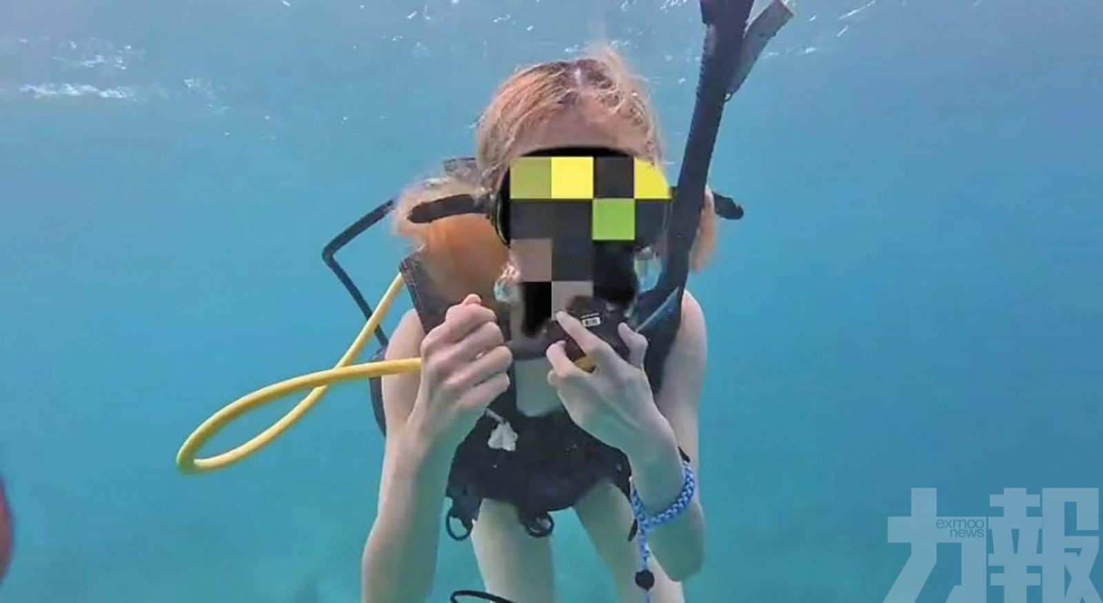 中國女遊客馬爾代夫潛水被遺忘