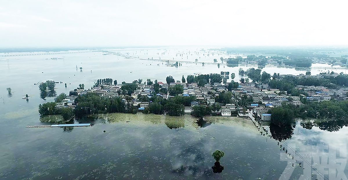 河南暴雨侵襲水位急升