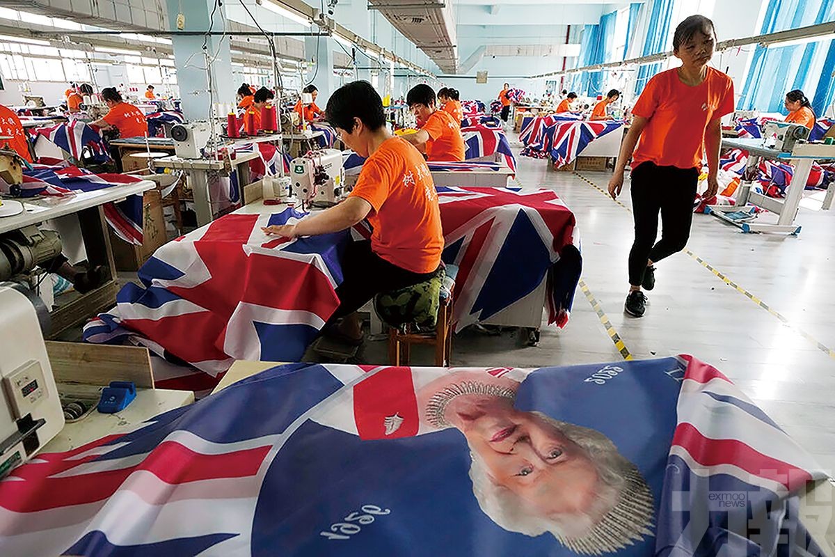 英女王逝世帶動英國國旗需求