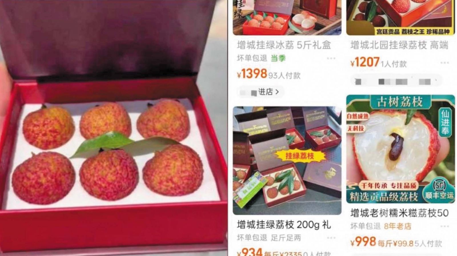 「荔枝之王」身價驚人