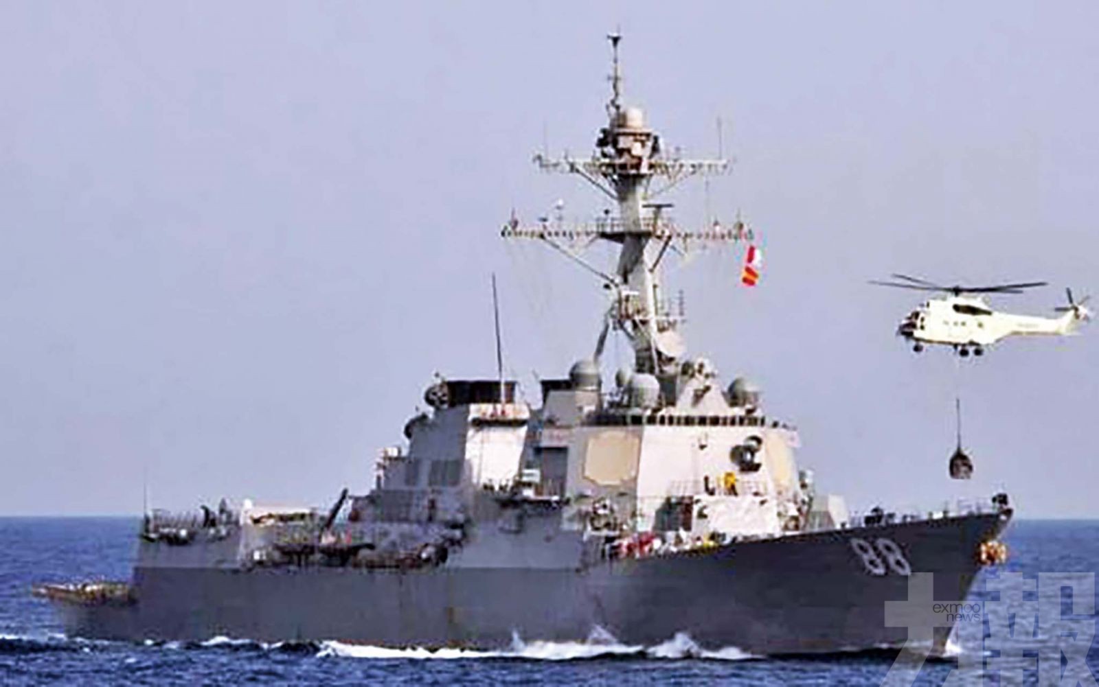 美驅逐艦再闖南海