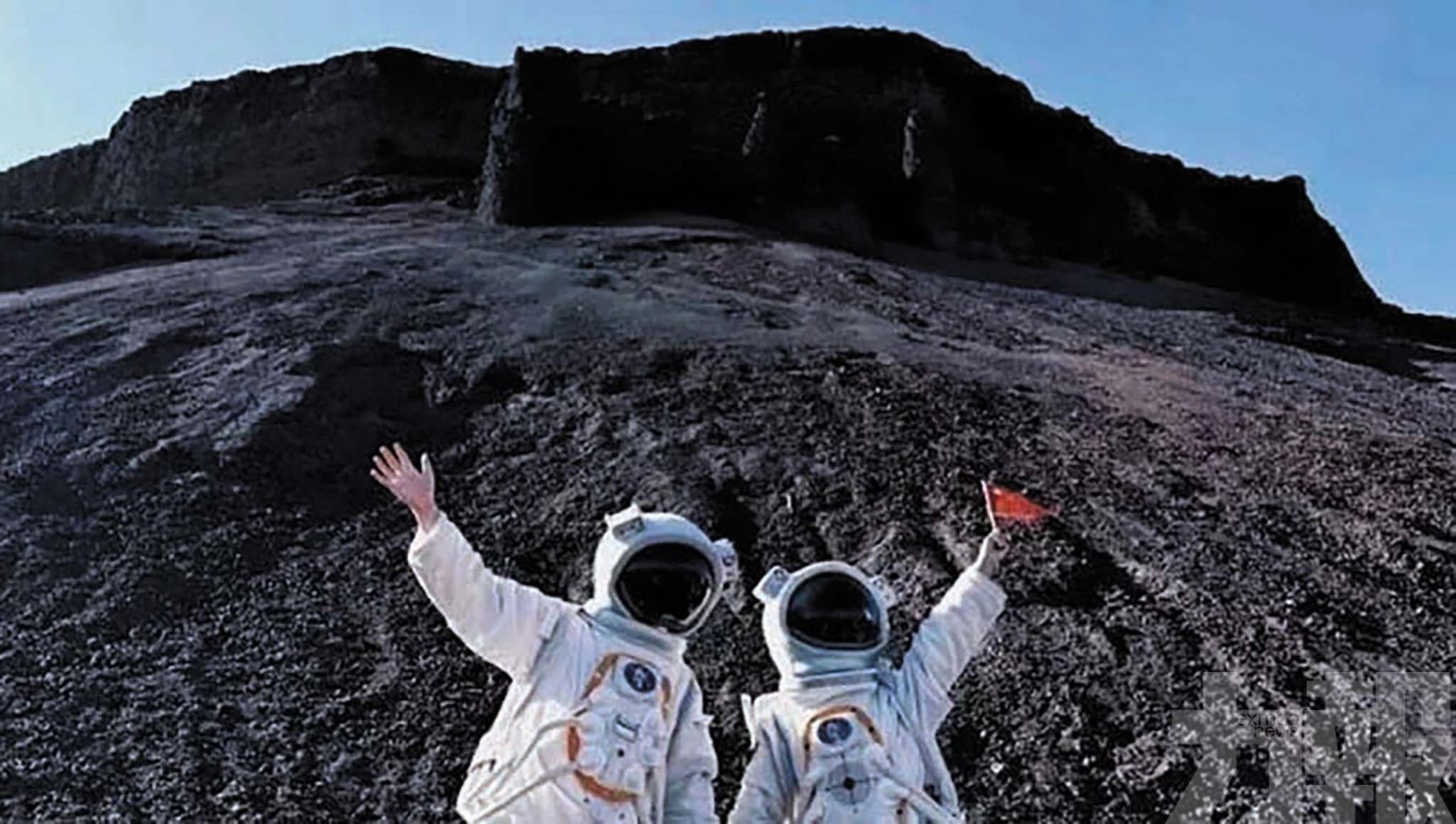 內蒙古火山景區變「火星基地」