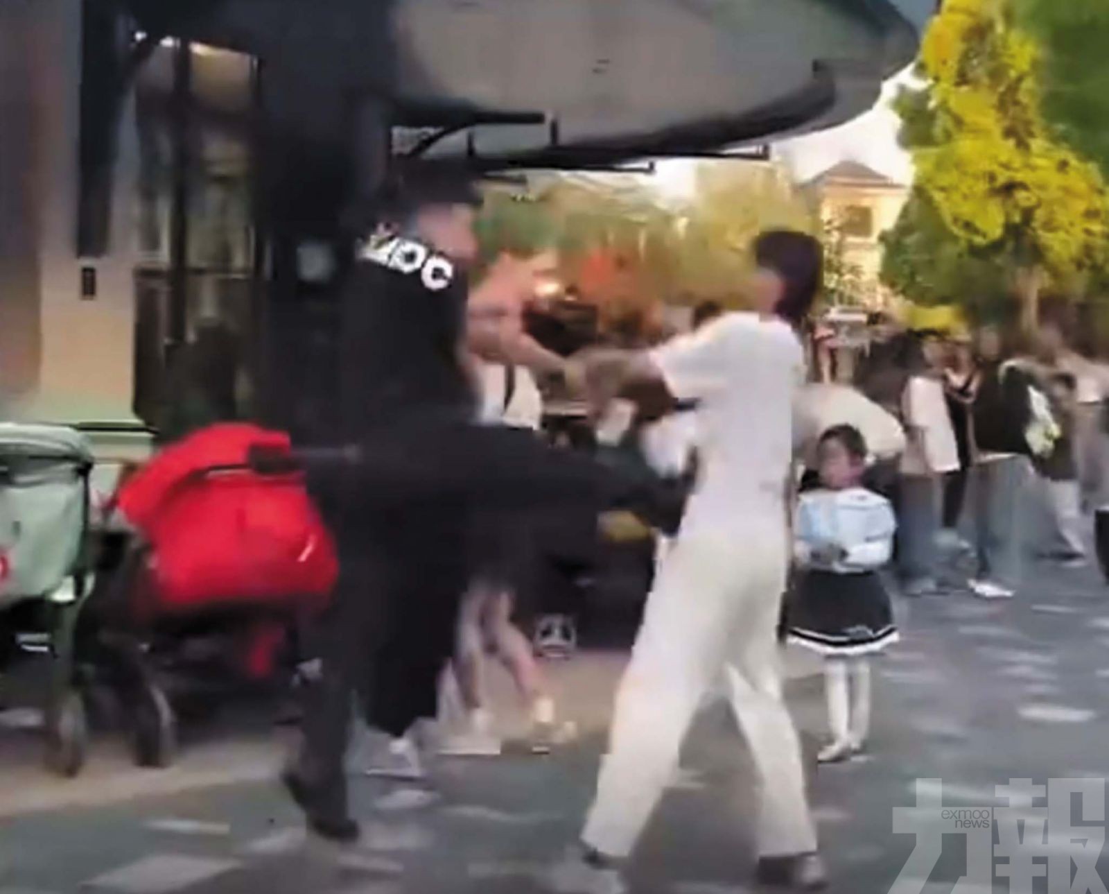 上海迪士尼勸阻吸煙遭暴打