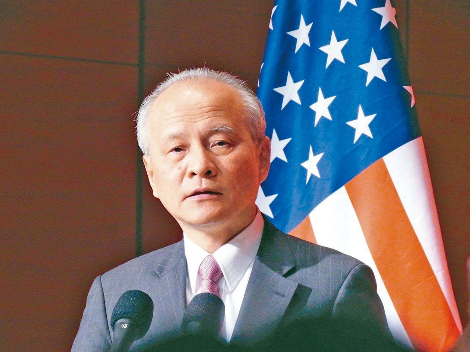 崔天凱批美常轉軚