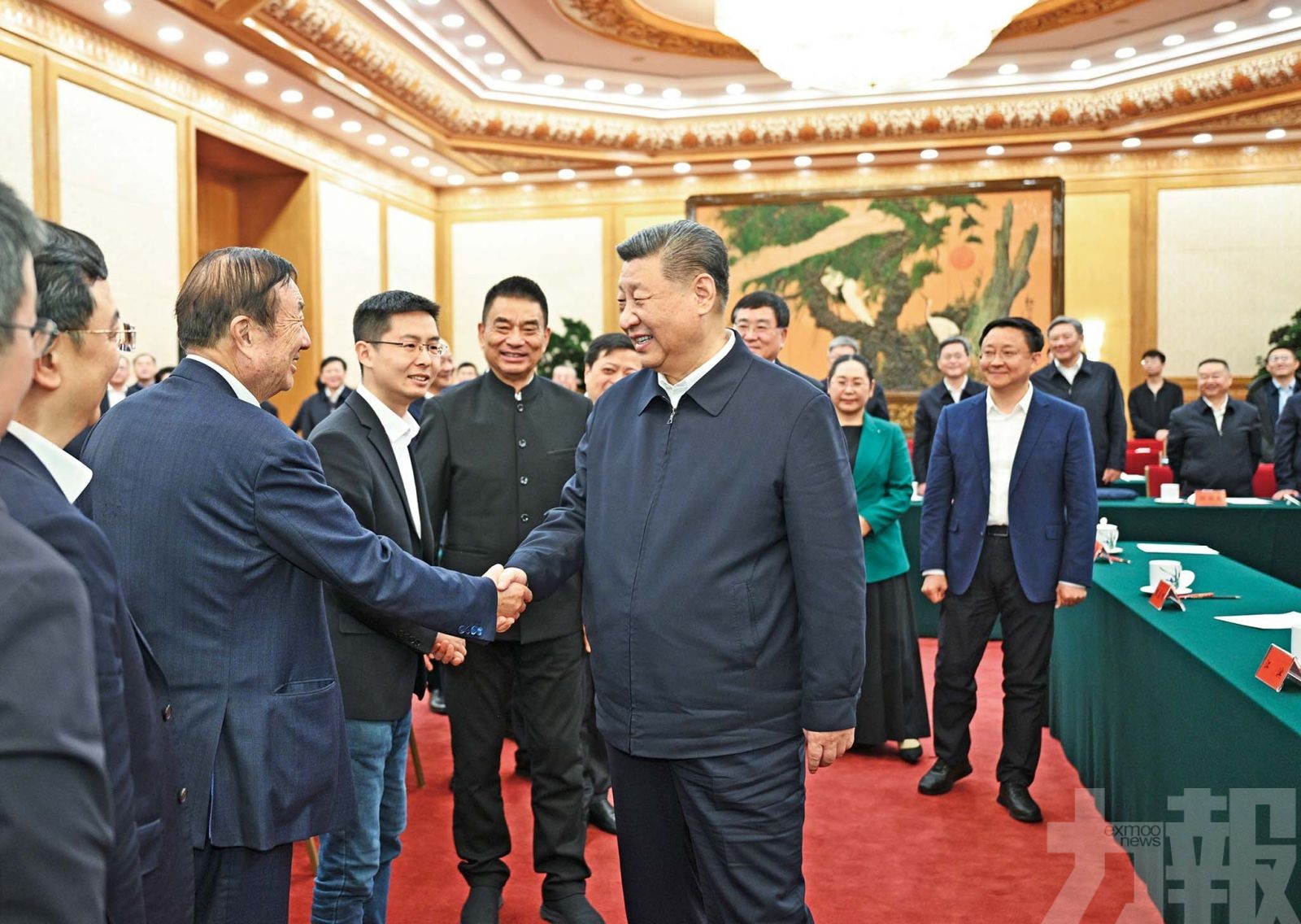 新華社評民企座談會