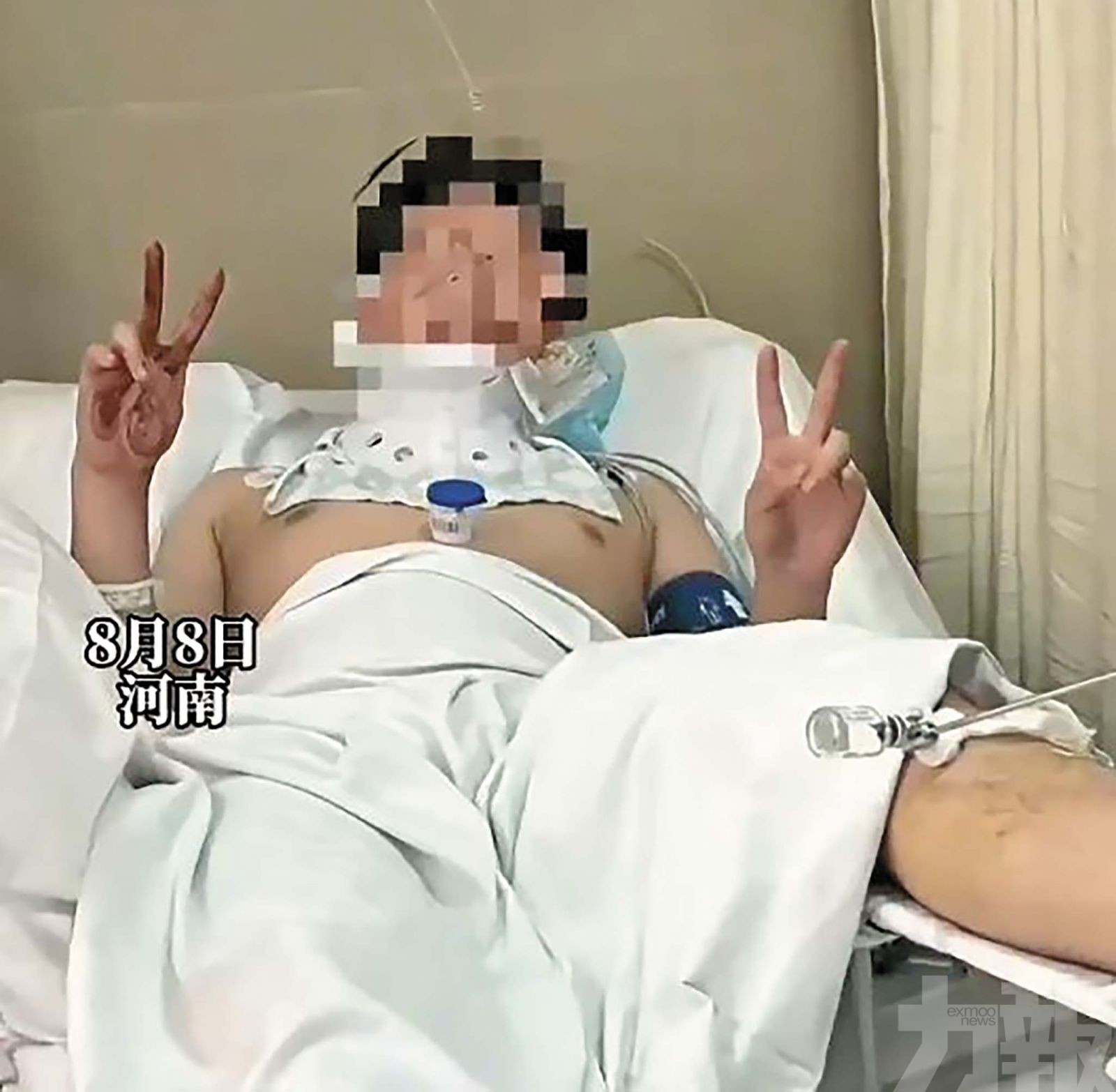夢中被人追 醒來在半空