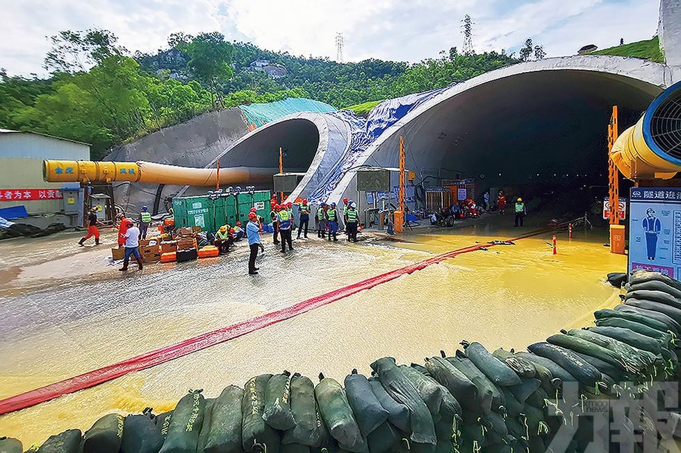 珠海石景山隧道透水事故