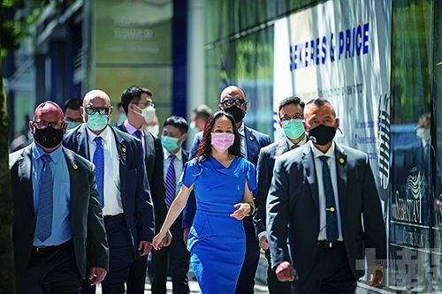 孟晚舟出席法庭聆訊