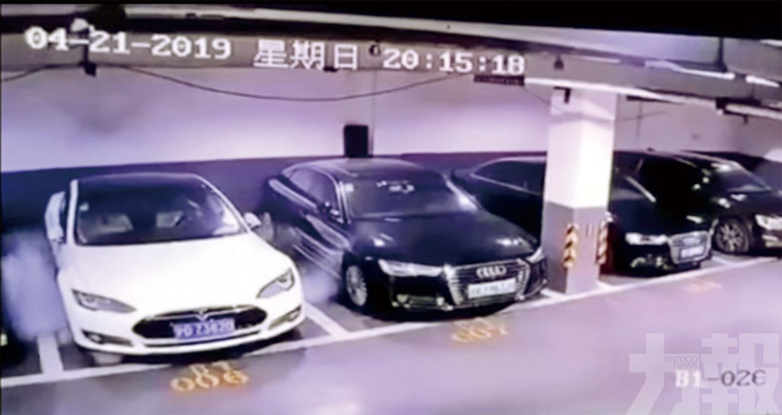 泊車狀態自燃