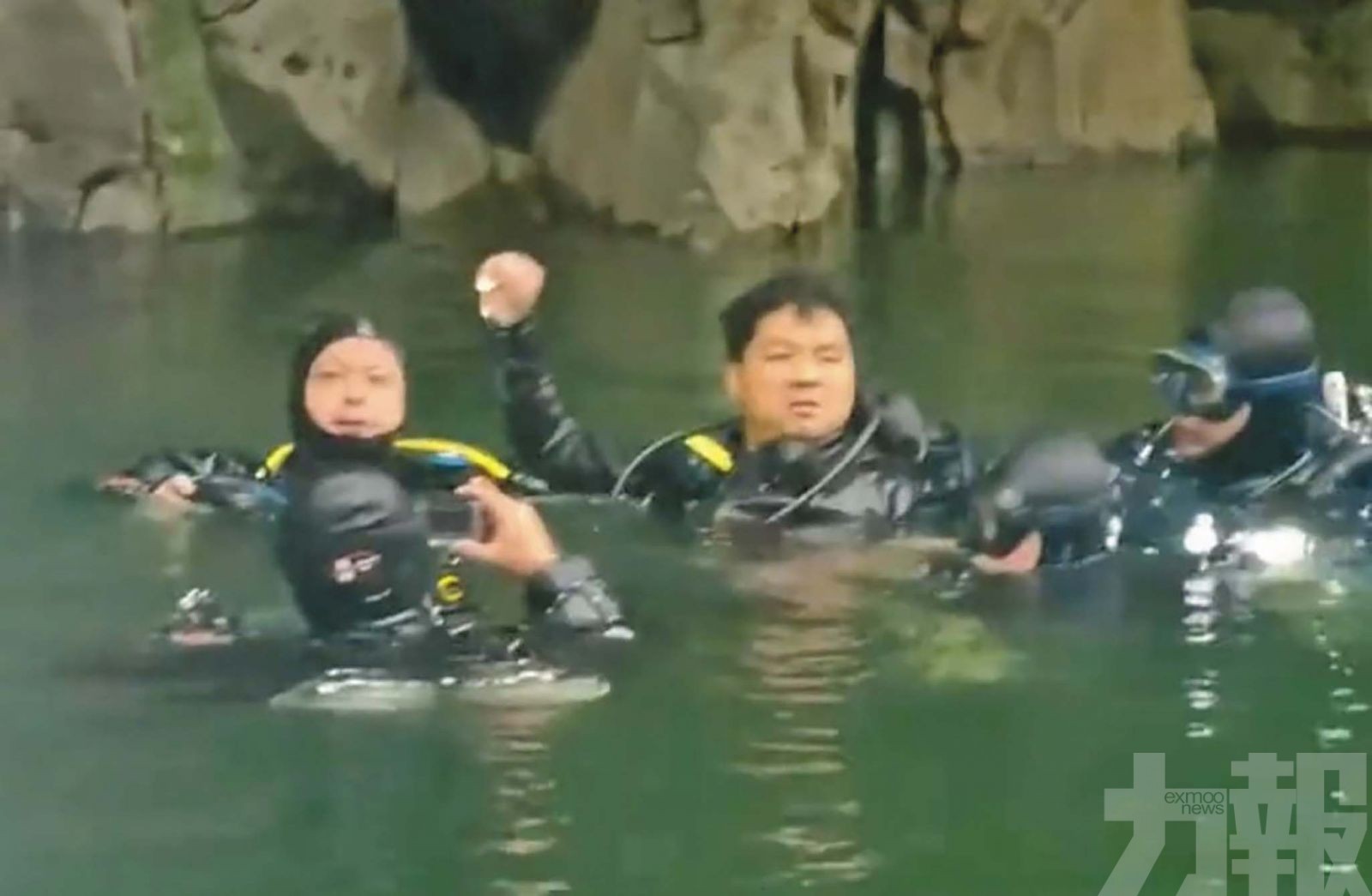 湖南潛水男子失蹤5日奇蹟獲救
