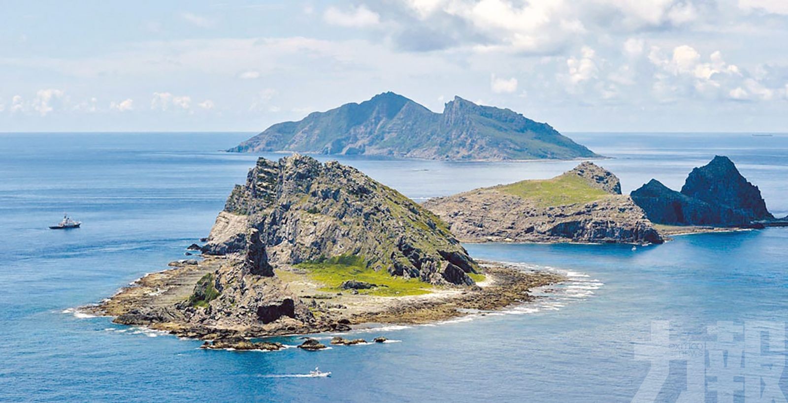 中國海警艦艇巡釣魚島