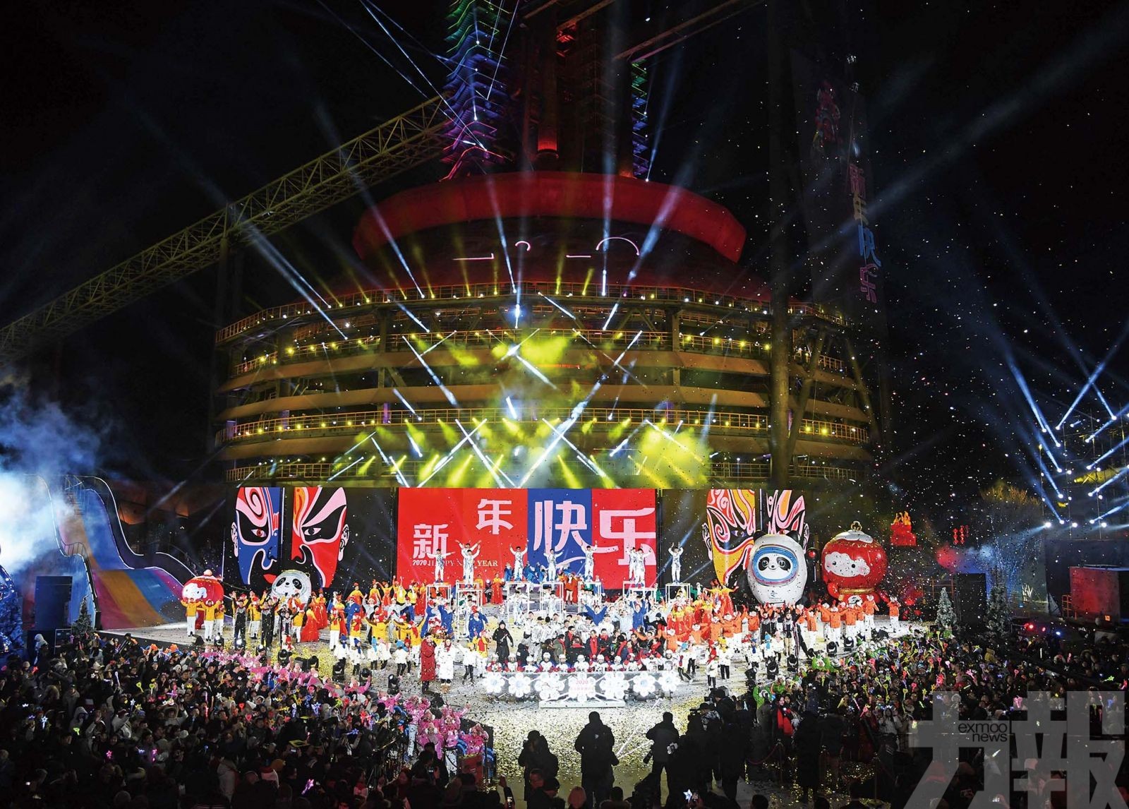 全國多地跨年倒數