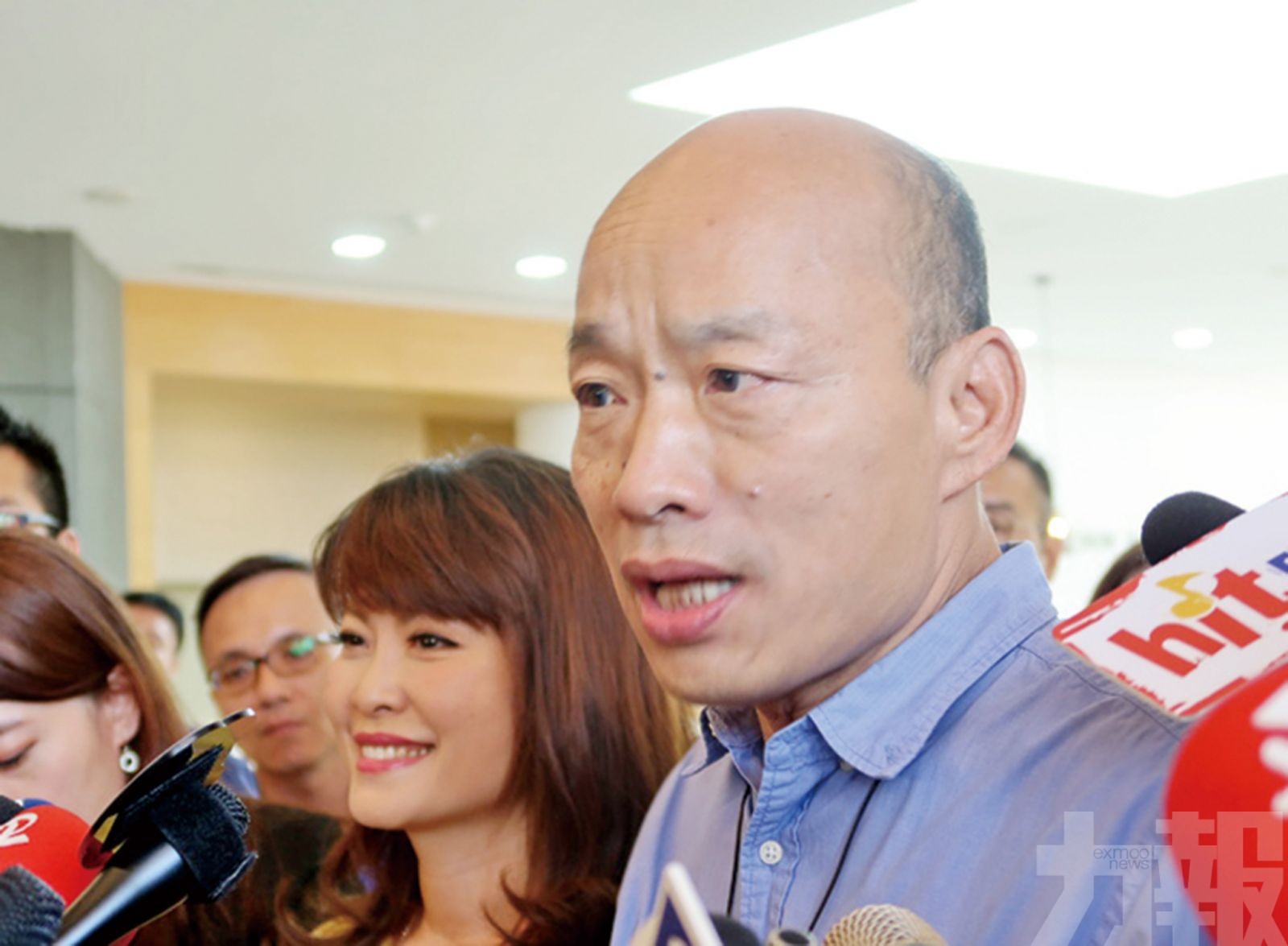 稱若當選將在高雄上班