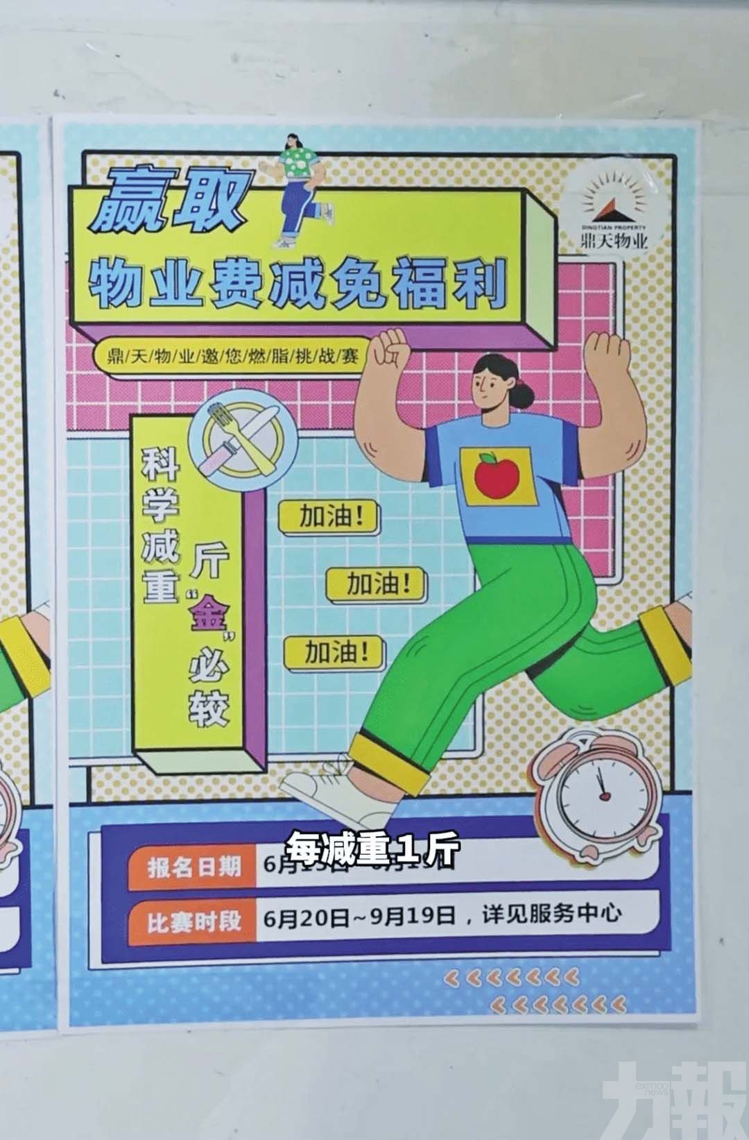 寧波屋苑推「減重換物業費」活動