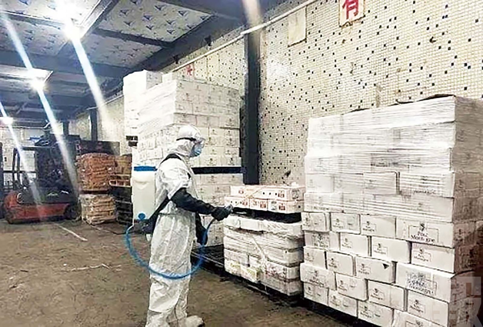 成功解決冷鏈消毒難題