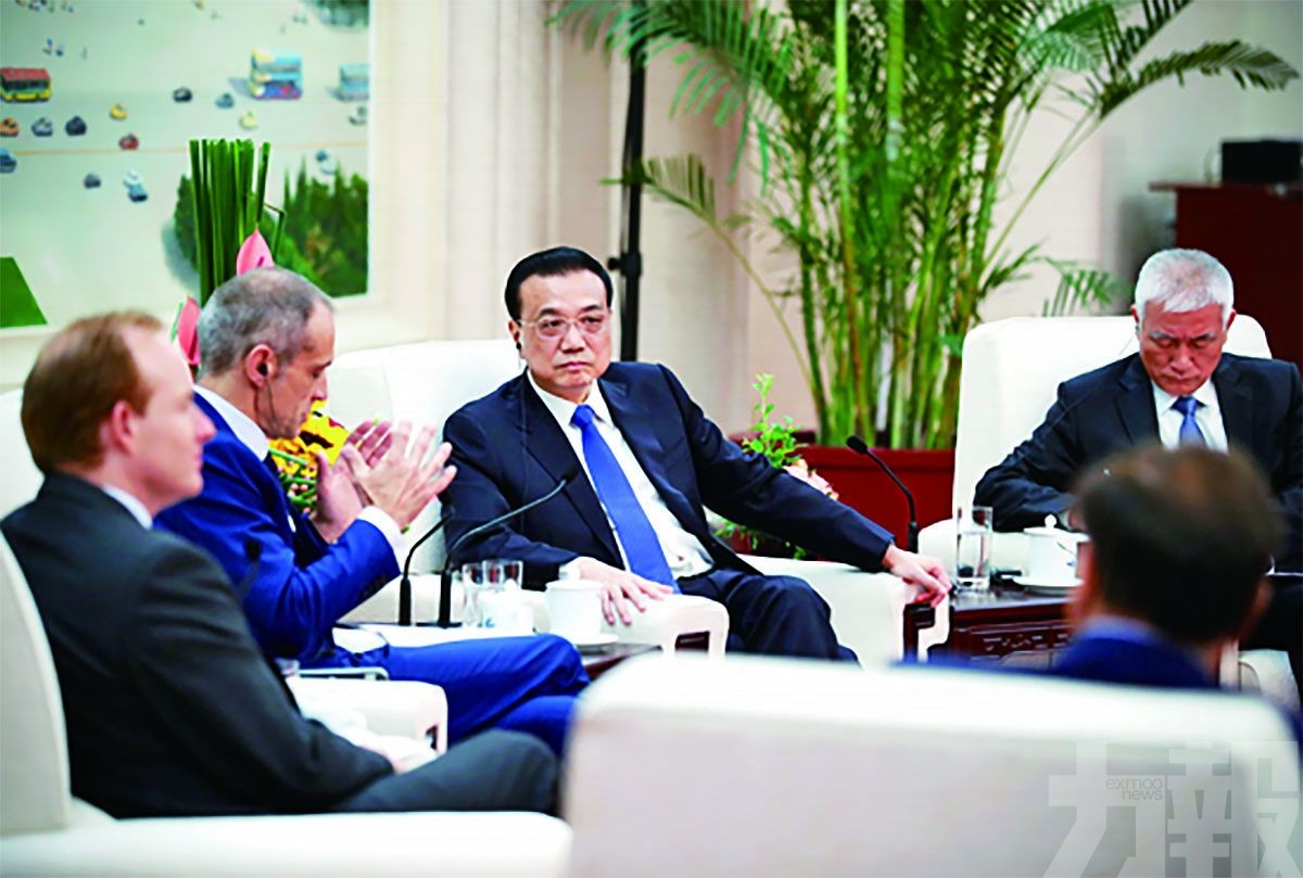李克強會見多國企業家
