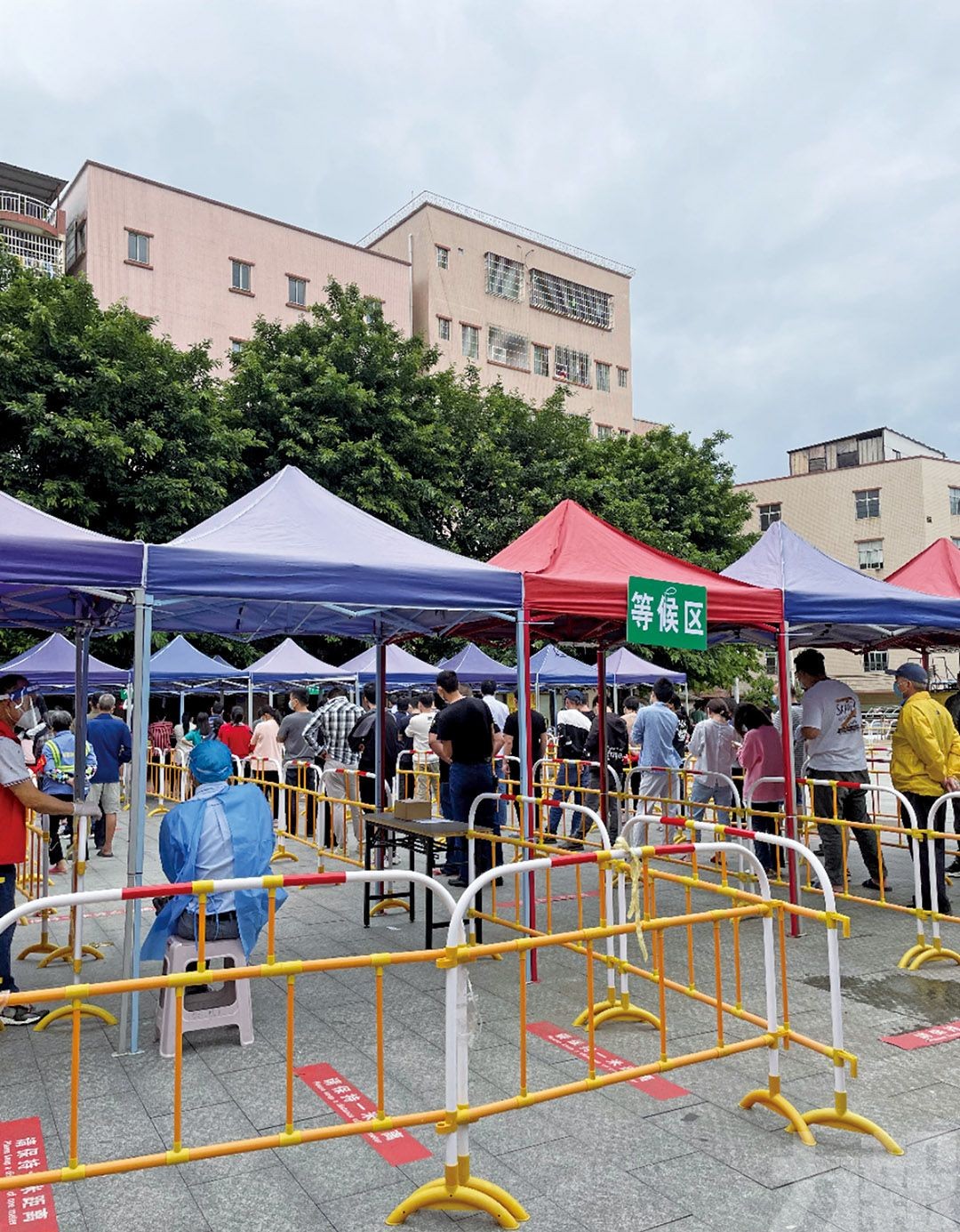 廣州多區開展全員核檢