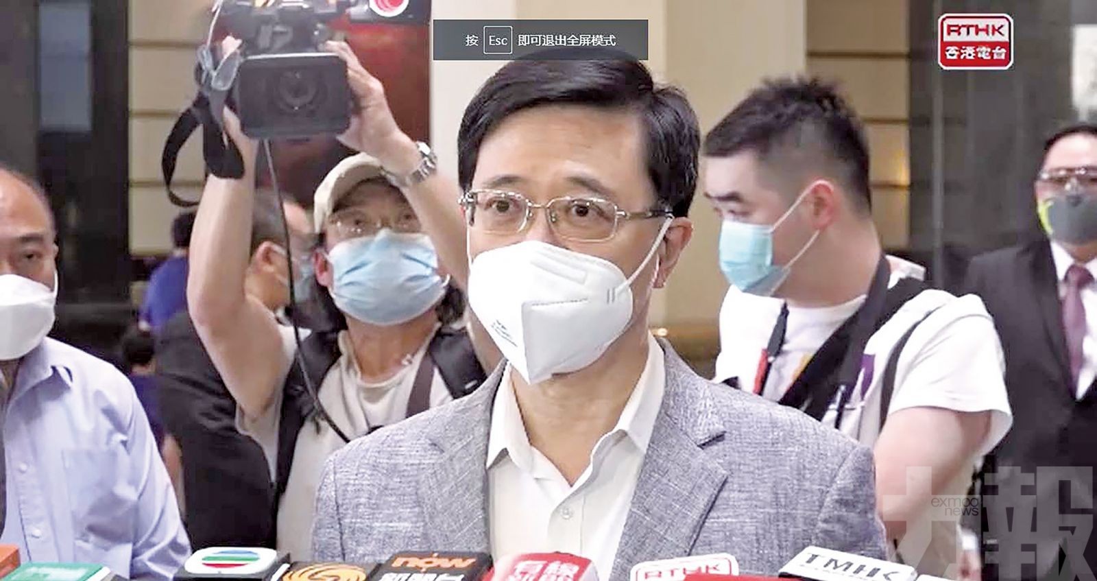 李家超已取逾200張提名票