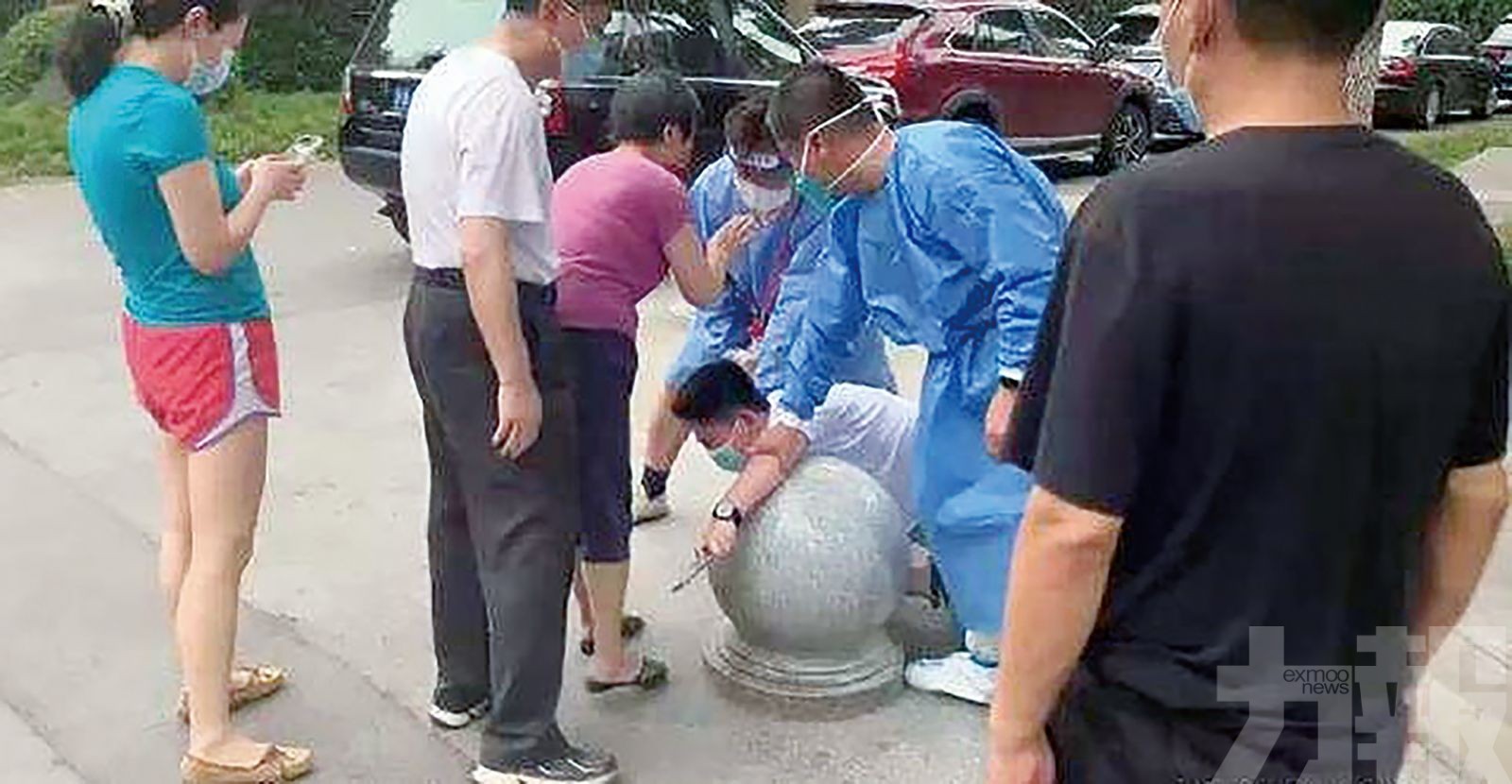 騎平衡車做核酸被拒