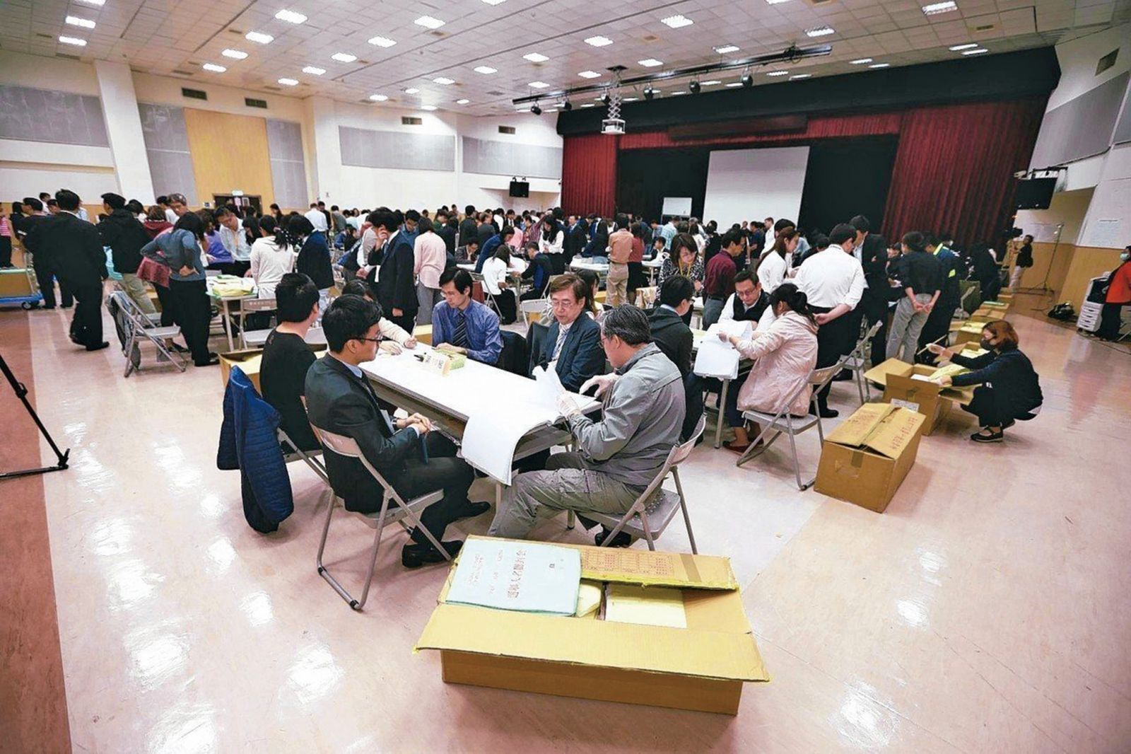 台北市長選舉驗票
